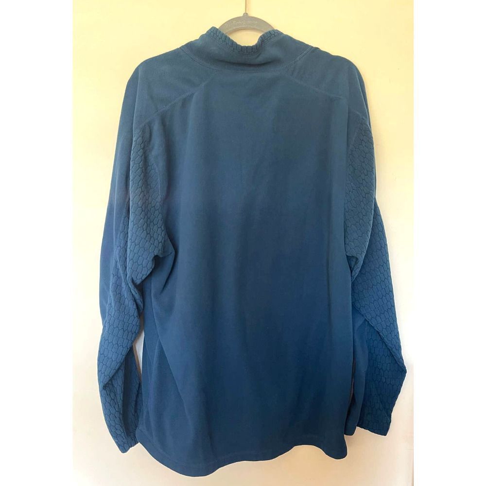 Earth‎ Tec Blue Quarter Zip Sweater XXL Soft - Picture 6 of 7